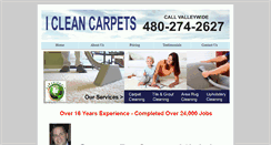 Desktop Screenshot of icleancarpetsaz.com